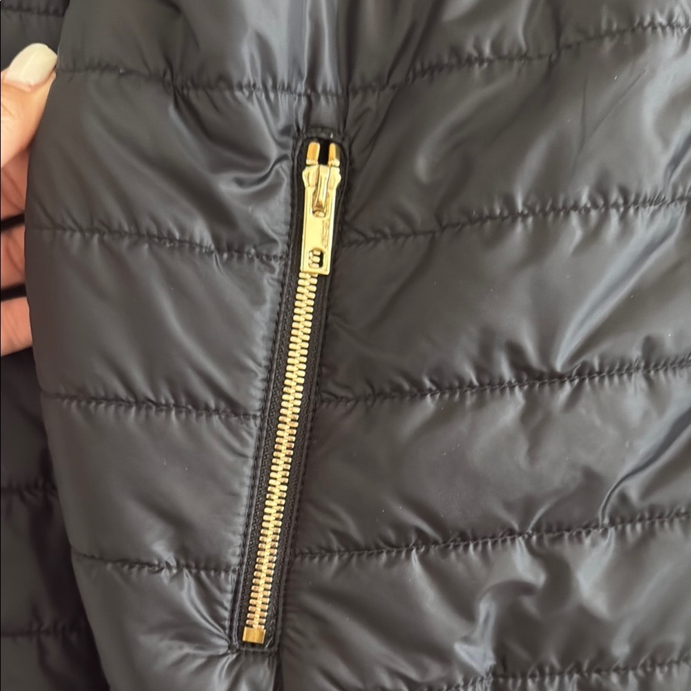 Aviator nation Black Puffer Jacket with 5 stripes size M - Picture 5 of 7
